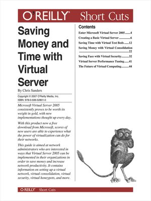 cover image of Saving Money and Time with Virtual Server